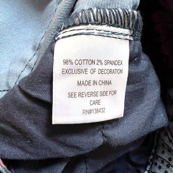 Modcloth Floral Skinny Jeans, ankle length, small - Picture 14 of 14